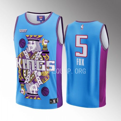 De'Aaron Fox 5 Sacramento Kings NBA & KidSuper Studios Unisex Hometown Jersey