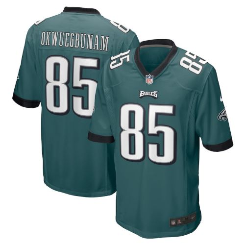 Albert Okwuegbunam 85 Philadelphia Eagles Men Team Game Jersey - Midnight Green