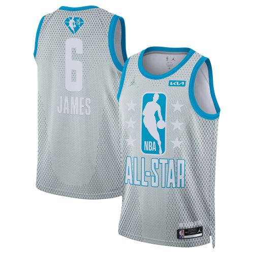 2022 All-Star Game LeBron James 6 Swingman Jersey - Gray