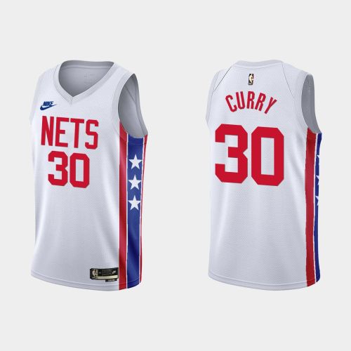 Brooklyn Nets Seth Curry 30 2022-23 Classic Edition White Men Jersey