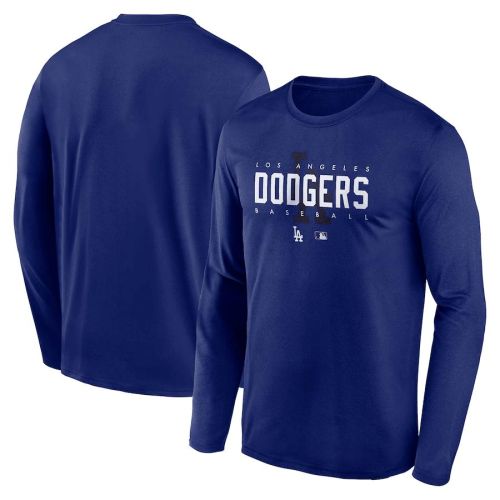 Los Angeles Dodgers Team Logo Legend Performance Long Sleeve T-Shirt - Royal