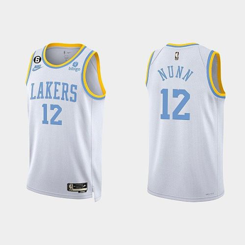 Los Angeles Lakers Kendrick Nunn 12 2022-23 Classic Edition White Men Jersey