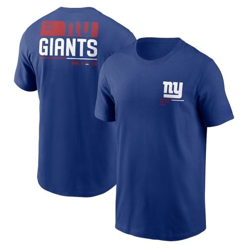 New York Giants Team Incline T-Shirt - Royal