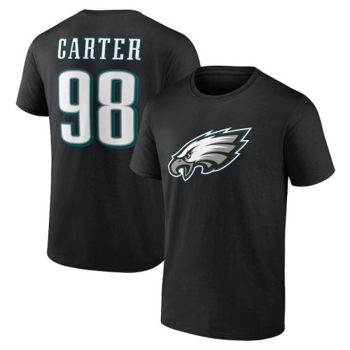 Jalen Carter 98 Philadelphia Eagles Unisex T-Shirt - Black