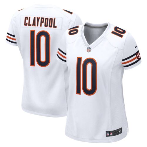 Chase Claypool 10 New York Giants Women Game Jersey - White