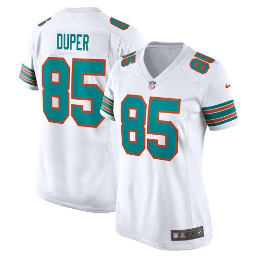 Mark Duper 85 Miami Dolphins Women's Retired Player Jersey - White