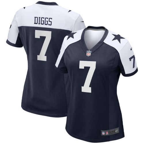 Trevon Diggs 7 Dallas Cowboys Women's Alternate Game Jersey - Navy