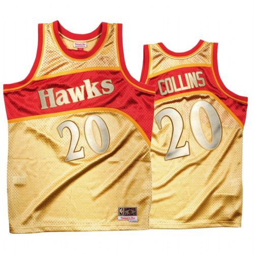 John Collins 20 Atlanta Hawks Gold Classic Once More Jersey