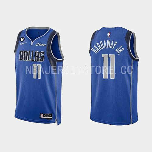 Dallas Mavericks 11 Tim Hardaway Jr. 2022-23 Icon Edition Royal Men Jersey