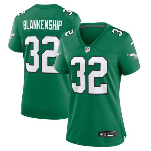 Reed Blankenship 32 Philadelphia Eagles Women Alternate Game Jersey - Kelly Green