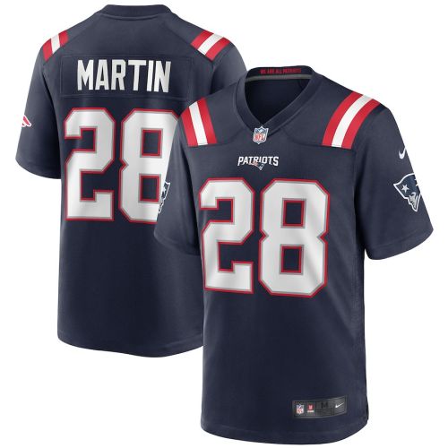 Curtis Martin 28 New England Patriots Men Game Retired Jersey - Navy