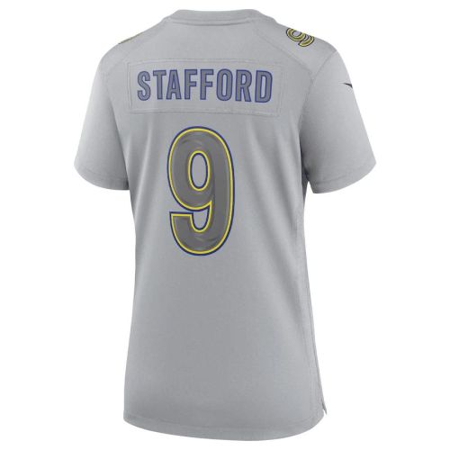 Matthew Stafford Los Angeles Rams Women's Atmosphere Fashion Game Jersey - Gray