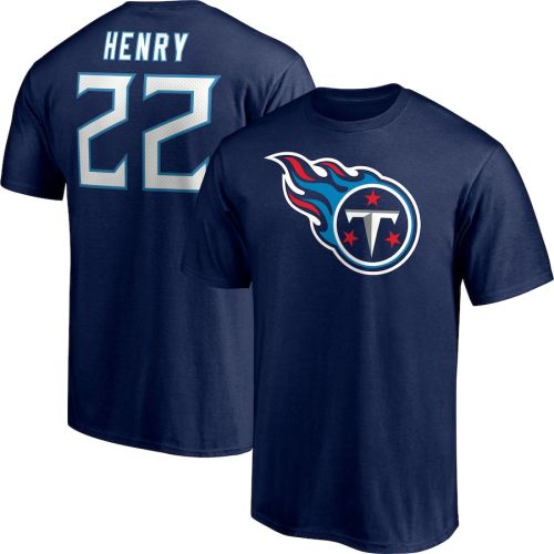 Derrick Henry 22 Tennessee Titans Unisex T-Shirt - Navy