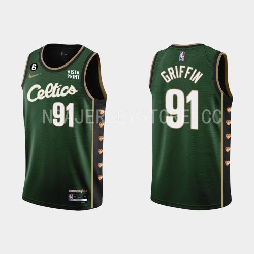 Boston Celtics 91 Blake Griffin 2022-23 City Edition Green Men Jersey