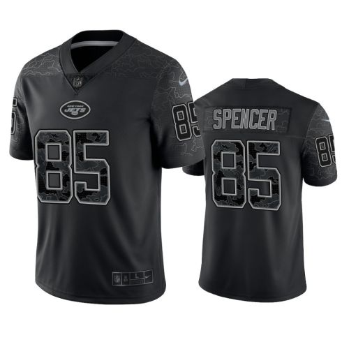 Diontae Spencer 85 New York Jets Black Reflective Limited Jersey - Men