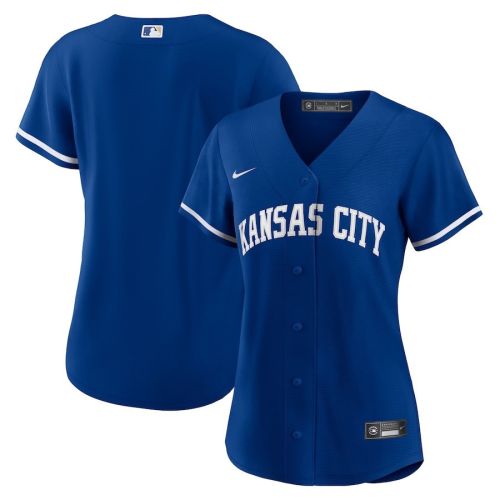 Kansas City Royals Women's Alternate Team Logo Jersey - Royal