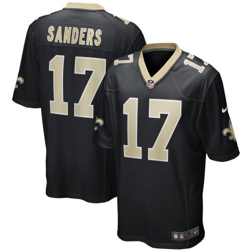 Emmanuel Sanders 17 New Orleans Saints Men's Game Jersey - Black