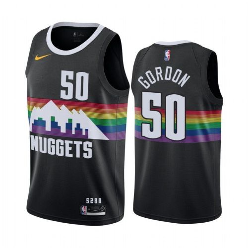 Men's Aaron Gordon Denver Nuggets Black City Edition Swingman Jersey