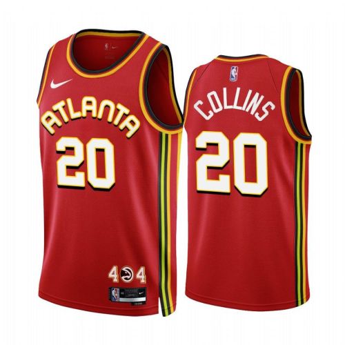 John Collins 2022-23 Atlanta Hawks Red 20 Icon Edition Jersey - Men Jersey