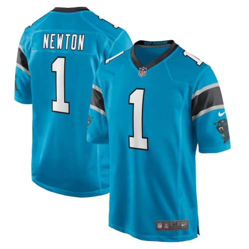 Cam Newton 1 Carolina Panthers Men's Alternate Game Jersey - Blue