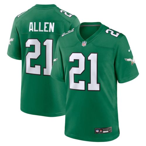 Eric Allen 21 Philadelphia Eagles Alternate Game Men Jersey - Kelly Green