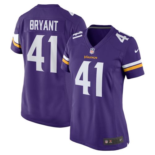 Austin Bryant 41 Minnesota Vikings Women Game Jersey - Purple