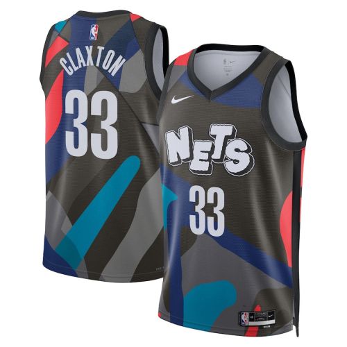 Nic Claxton 33 Brooklyn Nets 2023/24 City Edition Swingman Jersey - Black