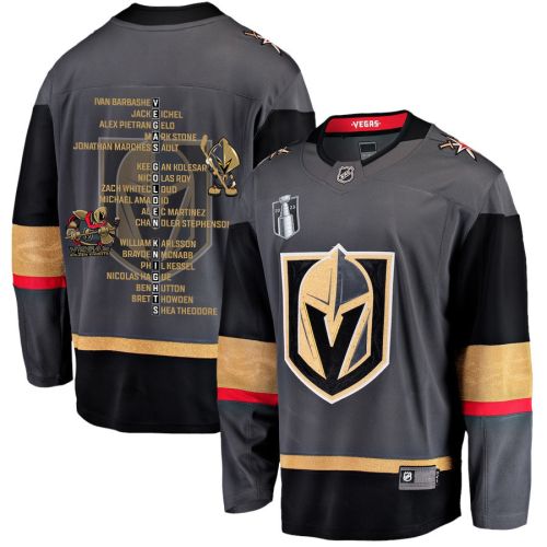 Vegas Golden Knights Players List 2023 Stanley Cup Men Jersey - Black