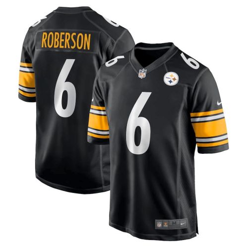 Jaquarii Roberson Pittsburgh Steelers Game Player Jersey - Black