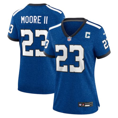 Kenny Moore II 23 Indianapolis Colts Indiana Nights Alternate Game Women Jersey - Royal