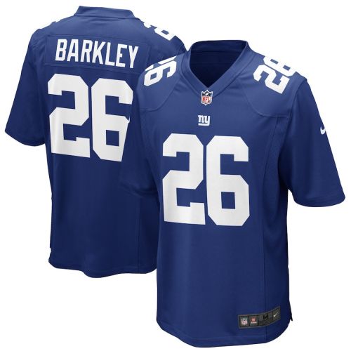 Saquon Barkley 26 New York Giants YOUTH Game Jersey - Royal