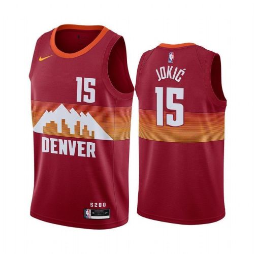 Nikola Jokic Denver Nuggets Social Recap Orange City Edition Jersey New Uniform