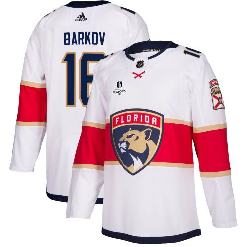 Florida Panthers Aleksander Barkov 16 Away 2023 Stanley Cup Playoffs Breakaway Men Jersey - White