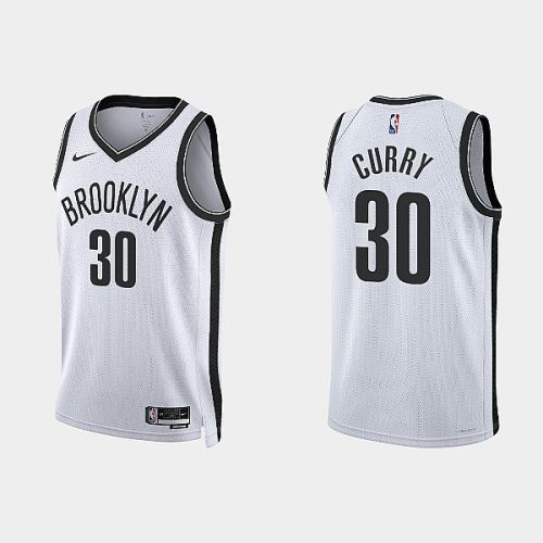 Brooklyn Nets Seth Curry 30 2022-23 Association Edition White Men Jersey Swingman