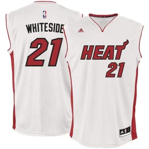 Hassan Whiteside Miami Heat Home Jersey - White