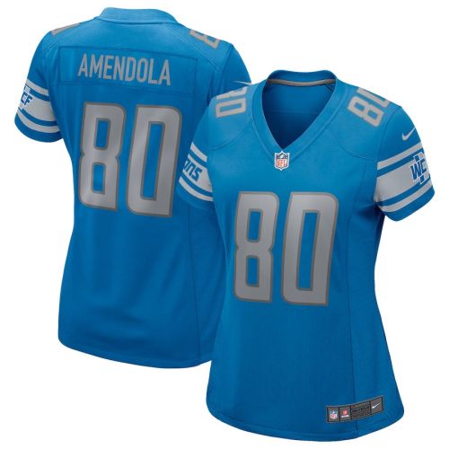 Danny Amendola 80 Detroit Lions Women Game Jersey - Blue