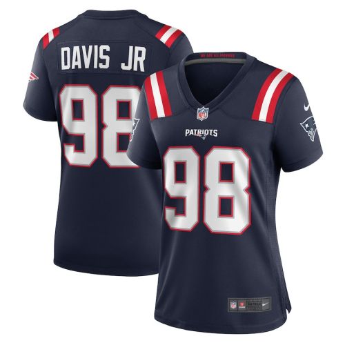 Carl Davis Jr. 98 New England Patriots Women Game Jersey - Navy