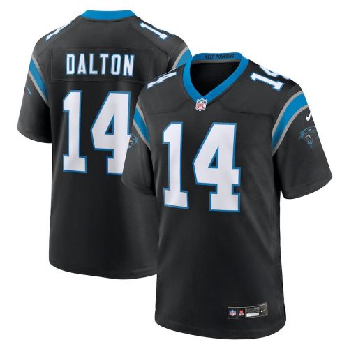 Andy Dalton 14 Carolina Panthers Team Game Men Jersey - Black