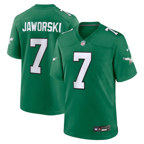 Ron Jaworski 7 Philadelphia Eagles Men Alternate Game Jersey - Kelly Green