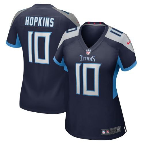 DeAndre Hopkins 10 Tennessee Titans Women Game Jersey - Navy