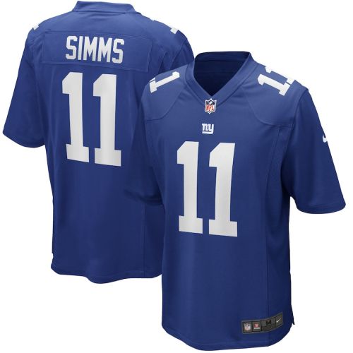 Phil Simms 11 New York Giants Men Game Retired Jersey - Royal