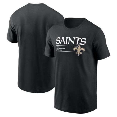 New Orleans Saints Division Essential T-Shirt - Black