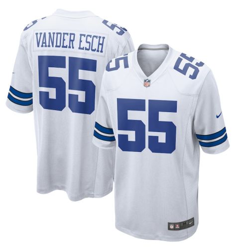 Leighton Vander Esch 55 Dallas Cowboys Team Game Jersey - White