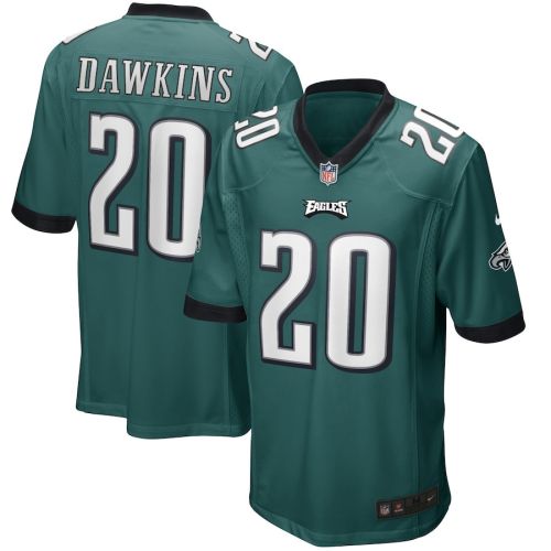 Brian Dawkins 20 Philadelphia Eagles Men Game Retired Jersey - Midnight Green