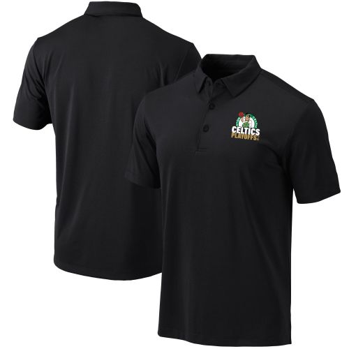 Boston Celtics Playoffs 2022 Black Slim Fit Short Sleeves Polo - Men