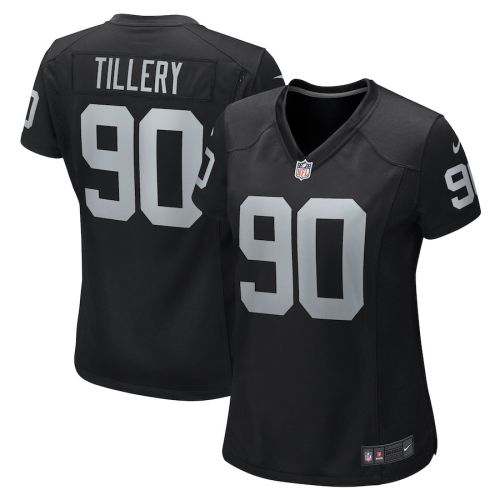 Jerry Tillery 90 Las Vegas Raiders Women's Game Player Jersey - Black