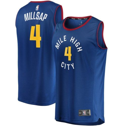 Paul Millsap Denver Nuggets Fast Break Player Jersey - Statement Edition - Blue