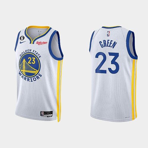 Golden State Warriors Draymond Green 23 2022-23 Association Edition White Men Jersey Swingman