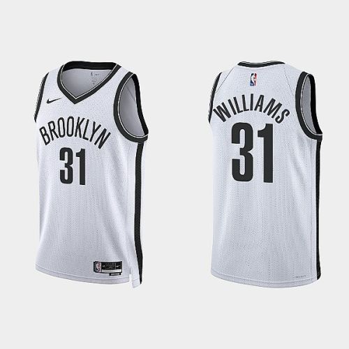 Brooklyn Nets Alondes Williams 31 2022-23 Association Edition White Men Jersey Swingman