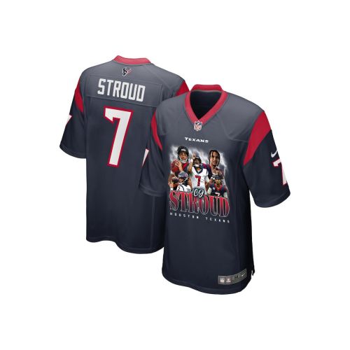 C.J. Stroud 7 Houston Texans The Chosen One Game YOUTH Jersey - Navy